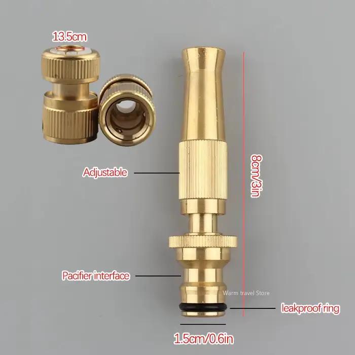 Buse de pulvérisation pistolet à eau en laiton haute pression