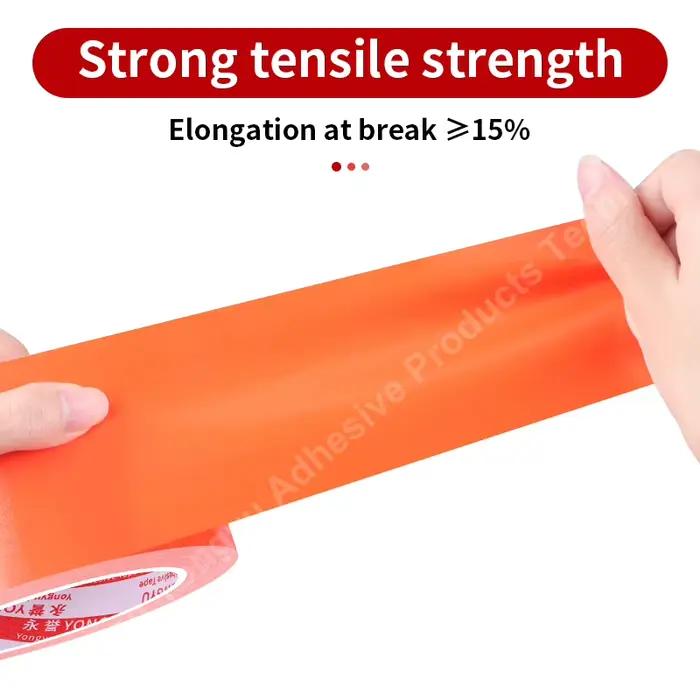Ruban pour tuyaux orange de qualité industrielle, étanche, résistant aux UV, adapté à l'artisanat, à la décoration de la maison, à l'entretien et aux projets