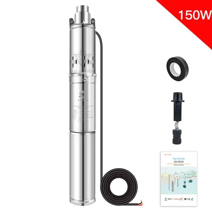 Pompe à Eau Solaire SubSN avec Contrôleur Intégré, 400W, 12V, 24V, 48V, 60V, pour l'Irrigation