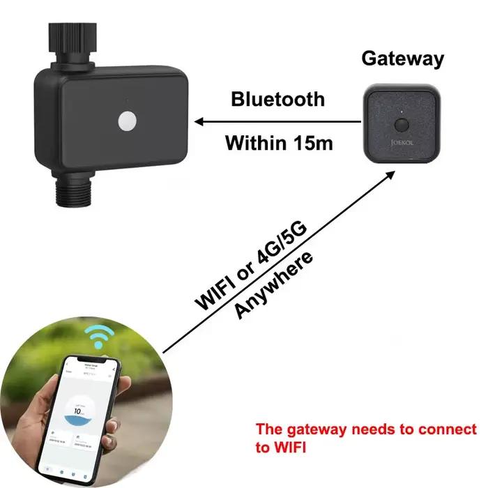 Minuterie d'arrosage de jardin WiFi intelligente avec contrôle automatique pour un jardinage sans effort occasions spéciales