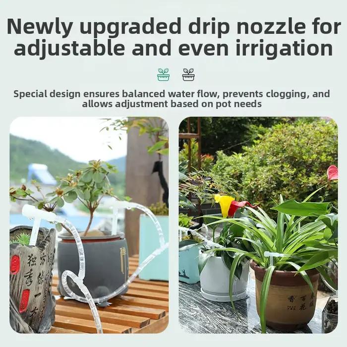 Kit d'irrigation goutte-à-goutte à Valve réglable pour jardin