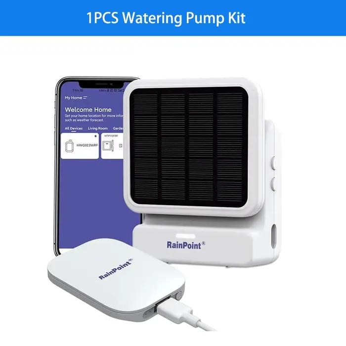 Minuterie d'arrosage intérieur avec panneau solaire, pompe à eau 62, dispositif d'arrosage automatiq