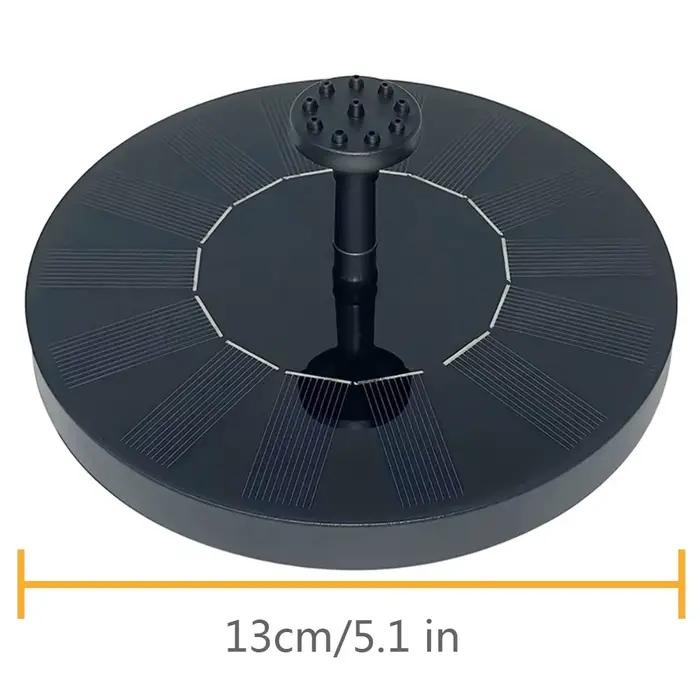 Fontaine à cascade miniature solaire pour piscine, étang, jardin, décoration extérieure, bain pour o