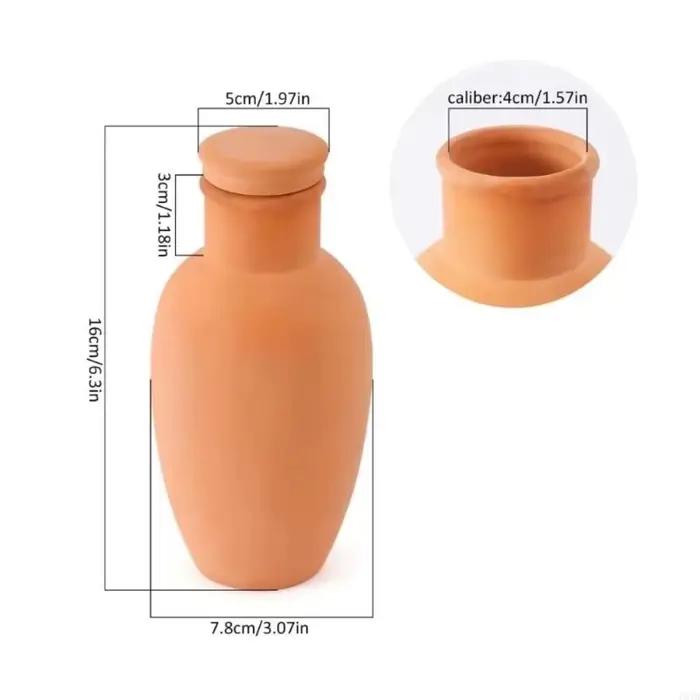 4 Piques d'arrosage automatiques en terre cuite