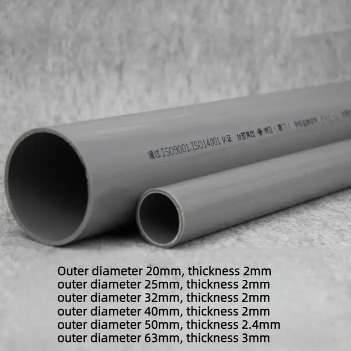 Tuyau d'alimentation en eau en plastique PVC coude à trois voies union droite joint de raccord tuyau d'eau potable UPVC pour jardin terrasse exploitation agricole