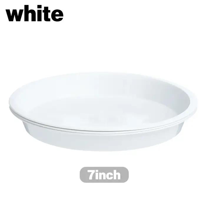 Soucoupes pour plantes en plastique multicolores 3 pièces pour intérieur extérieur avec drainage pour pots de fleurs occasions spéciales jardins élégants