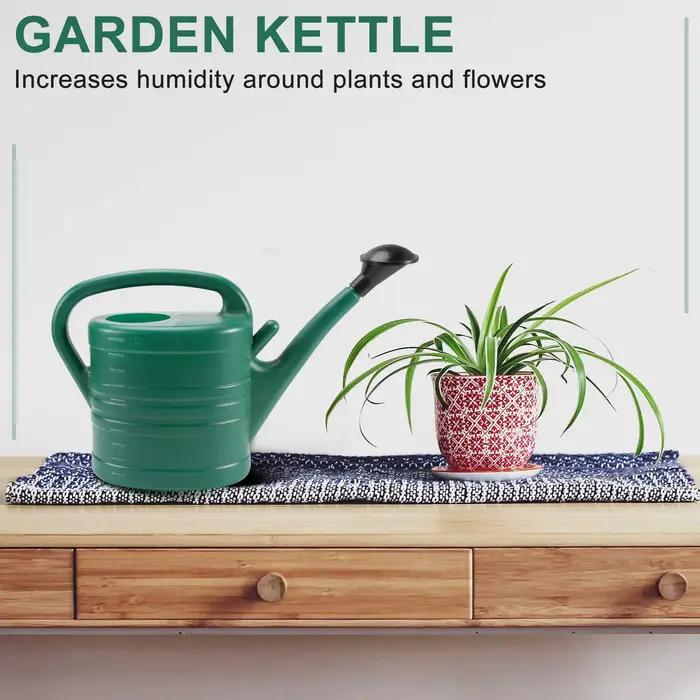 Boîte d'arrosage tendance chaude avec vert 10 litre 2 Gallons bouteille d'eau de fleur de jardin bouilloire