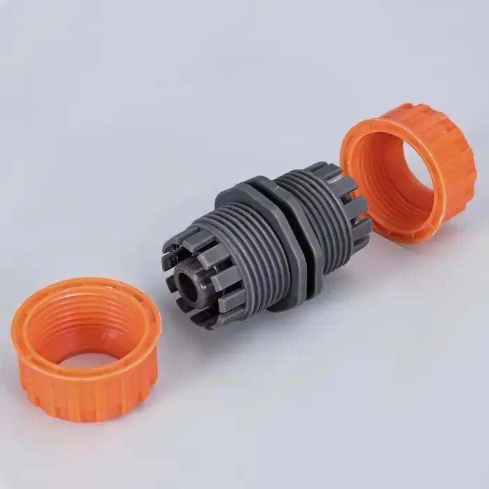 Tuyau d'arrosage de jardin, connecteur rapide en plastique 1/2 "3/4'' 1, adaptateur de Joint à Doubl