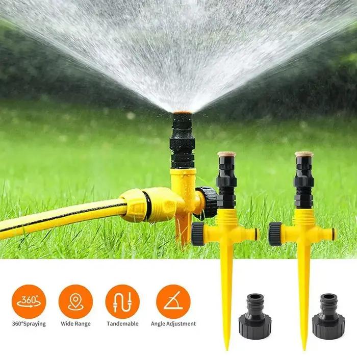 Arroseur de jardin 360 ° Système d'irrigation rotatif automatique pour l'agriculture