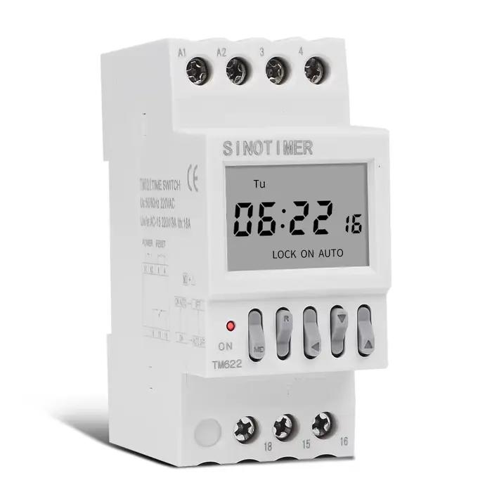 Minimal 1 deuxième intervalle 7 jours hebdomadaire Programmable minuterie numérique interrupteur horloge relais de