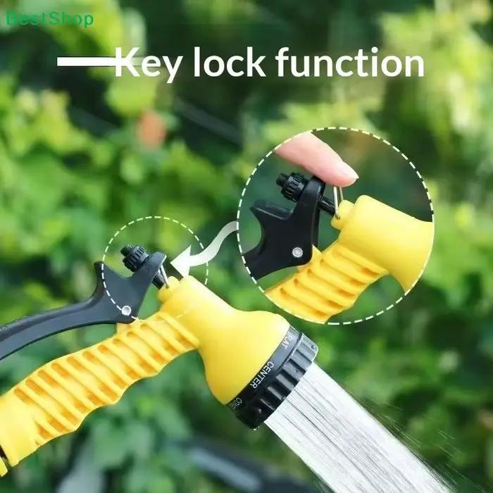 ☪ Pistolet d'arrosage de jardin à commande par pouce pour tuyau d'irrigation