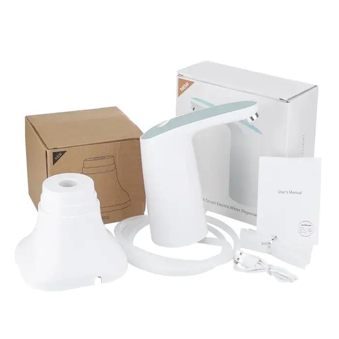 Distributeur d'eau automatique portable, pompe à eau électrique, commande tactile, veilleuse LED, recharge USB, pour bureau, maison et extérieur