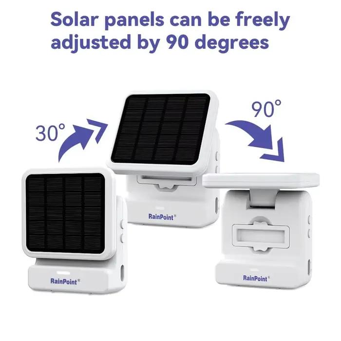 Minuterie d'arrosage intérieur avec panneau solaire