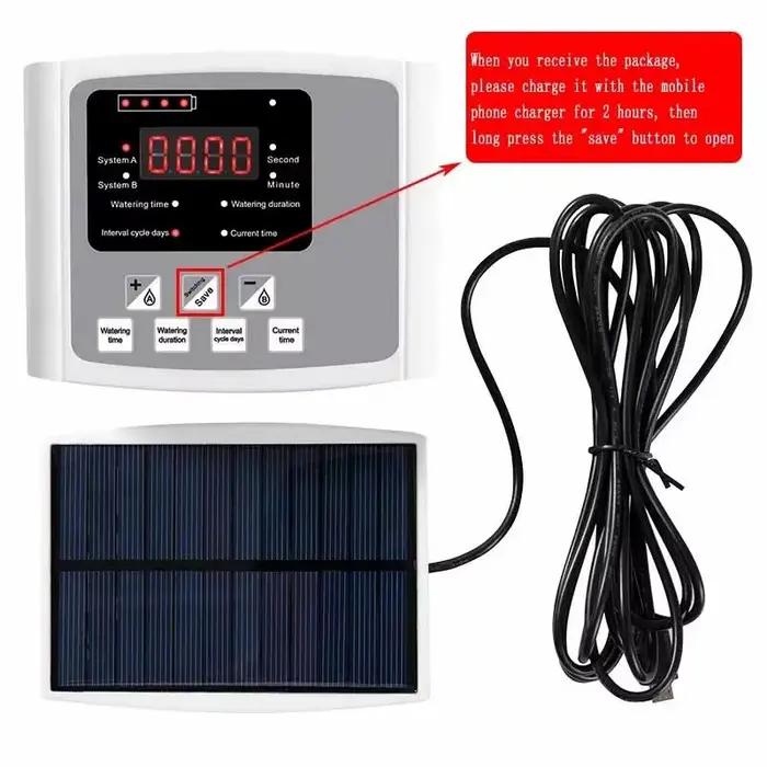 Dispositif d'irrigation goutte à goutte automatique à énergie solaire