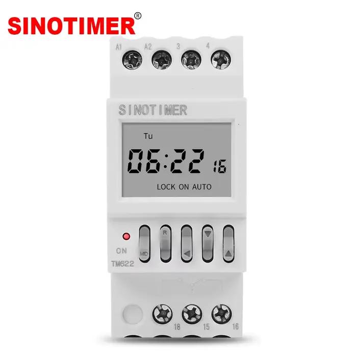 Minimal 1 deuxième intervalle 7 jours hebdomadaire Programmable minuterie numérique interrupteur hor
