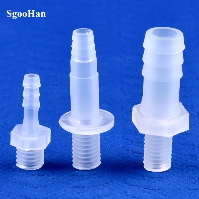 5 ~ 200 pièces M5 M6 M8 filetage mâle à 2 ~ 10mm PP pagode connecteurs directs adaptateur de réservo