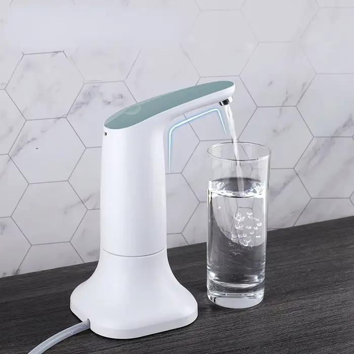 Distributeur d'eau automatique portable, pompe à eau électrique, commande tactile, veilleuse LED, recharge USB, pour bureau, maison et extérieur