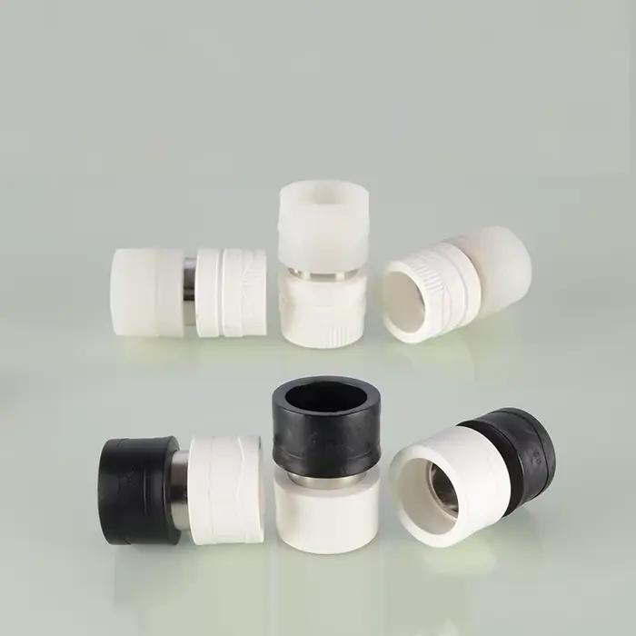 Adaptateur de tuyau d'eau DN20-63 PPR vers PE/PERT double en acier pour plomberie domestique et industrielle hybrides avec connexion femelle et pression élevée