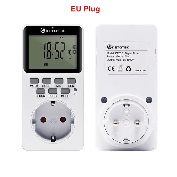 Minuterie numérique électronique ue/US/royaume-uni, minuterie Programmable, prise de cuisine 220V 11