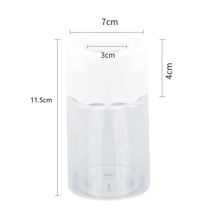 Mini Pot de Fleurs Hydroponique en Plastique PET Blanc pour Décoration Intérieure et Cultivation sans Sol Occasions Spéciales