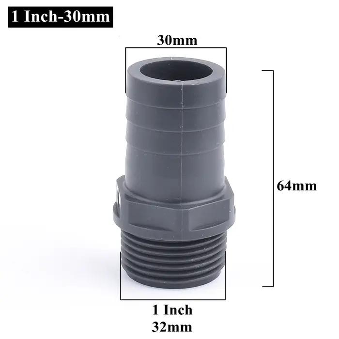 Connecteurs d'eau de jardin en plastique PVC pagode pour irrigation et aquaculture, disponible en plusieurs couleurs et diamètres pour embellir et faciliter l'entretien de votre jardin