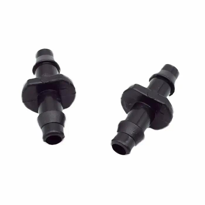 Connecteur barbelé droit de 1/4 pouces, Double barbe pour tubes de 4/7mm, connecteur de tuyau d'arro