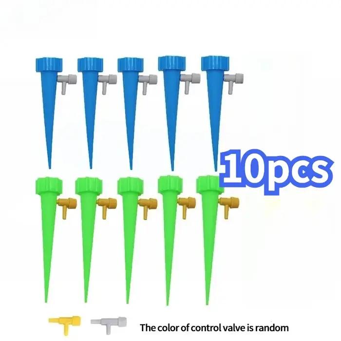 Kit d'arrosage automatique à goutte à goutte avec buses réglables et vanne de contrôle pour jardin extérieur balcon terrasse serreUsageIdOccasionsSpéciales