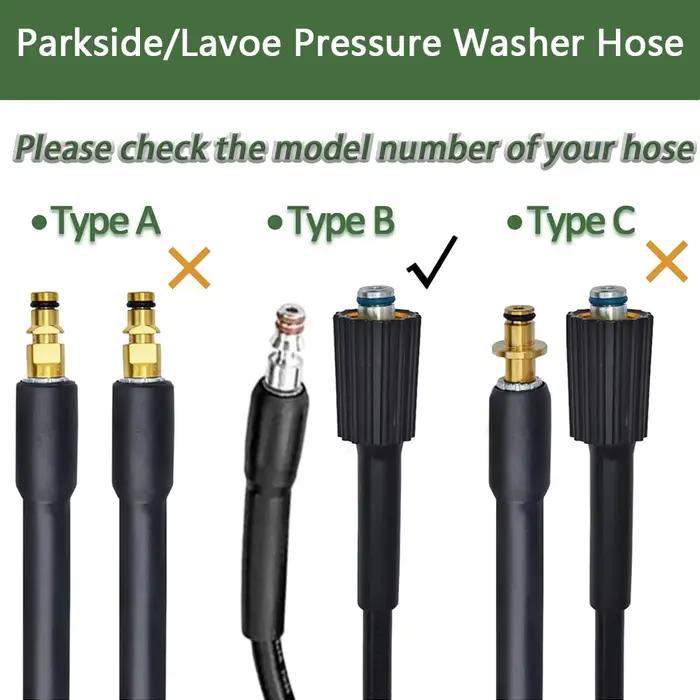 Tuyau haute pression pour Parkside Lavor PHD