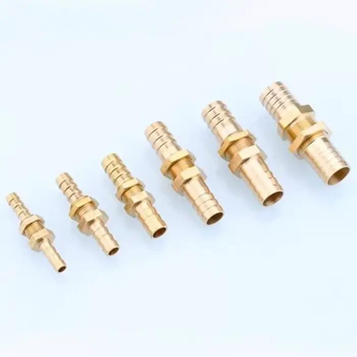 Adaptateur de connecteur de raccord de tuyau en cuivre pour tuyau de 6 8 10 12 14 16mm carburant gaz eau installation de jardin occasionnels usage professionnel adaptable à divers systèmes d'arrosage