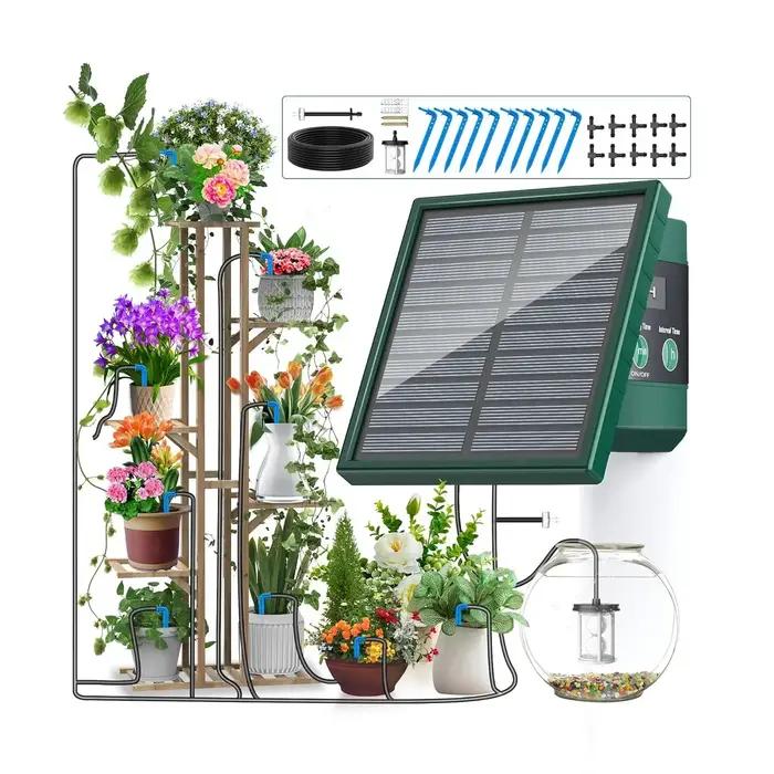 Kit d'irrigation goutte-à-goutte solaire bricolage