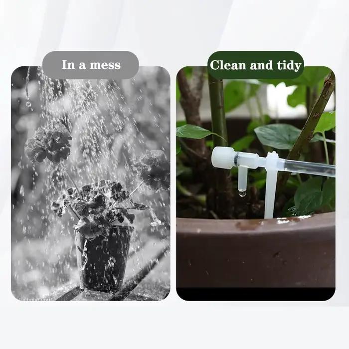 Kit d'arrosage goutte à goutte avec valve de régulation