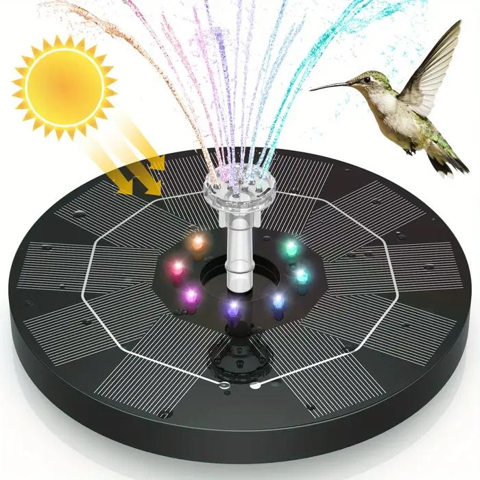 Pompe de fontaine solaire LED 6