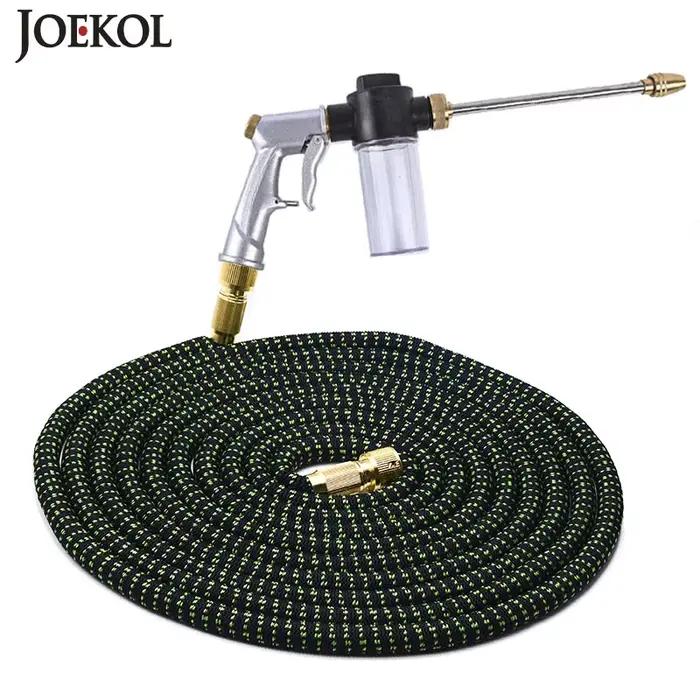 Tuyau d'Arrosage Extensible avec Pistolet de Pulvérisation en Métal