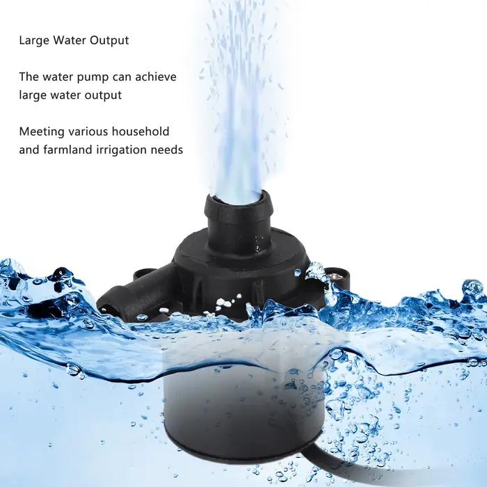 Kit de pompe à eau solaire 50W avec stockage de batterie pour jardin bain d'oiseaux fontaine d'eau stable et efficace pour bassin aquarium petit étang usage quotidien nocturne et nuageux