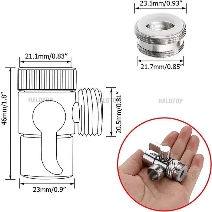 Adaptateur de robinet de cuisine M22/M24