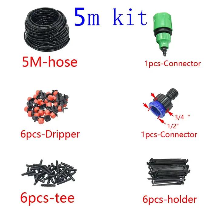 Système d'irrigation goutte à goutte bricolage, arrosage automatique, tuyau d'arrosage, micro kits a