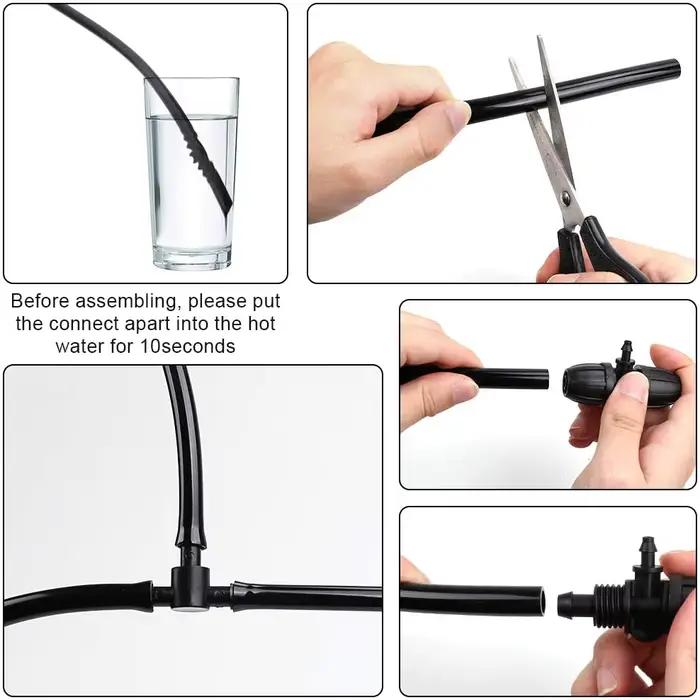 Tuyau d'arrosage de jardin en PVC