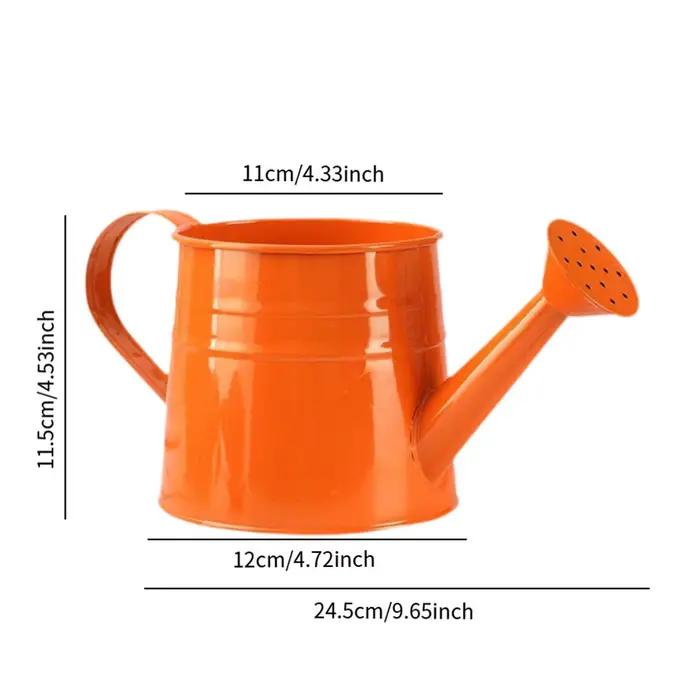 Arrosoir pour plantes d'intérieur et d'extérieur, outil de jardin de fleurs d'eau Orange domestique pour fleurs, ferme, ferme, cour, légumes