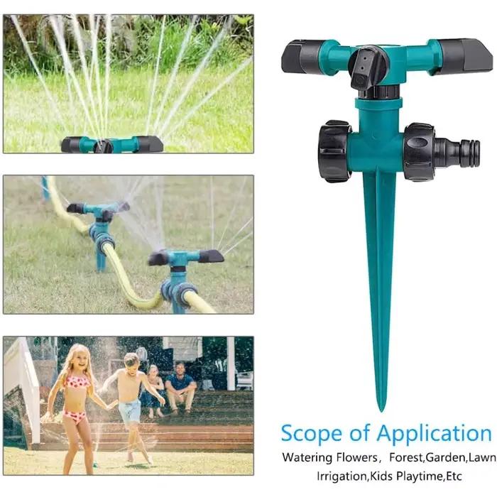 Arroseurs de jardin, arroseur de pelouse rotatif à 360 degrés couvrant une grande surface
