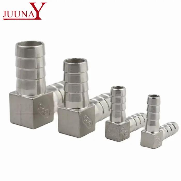 Connecteur de raccord de tuyau à 90 degrés en acier inoxydable 304