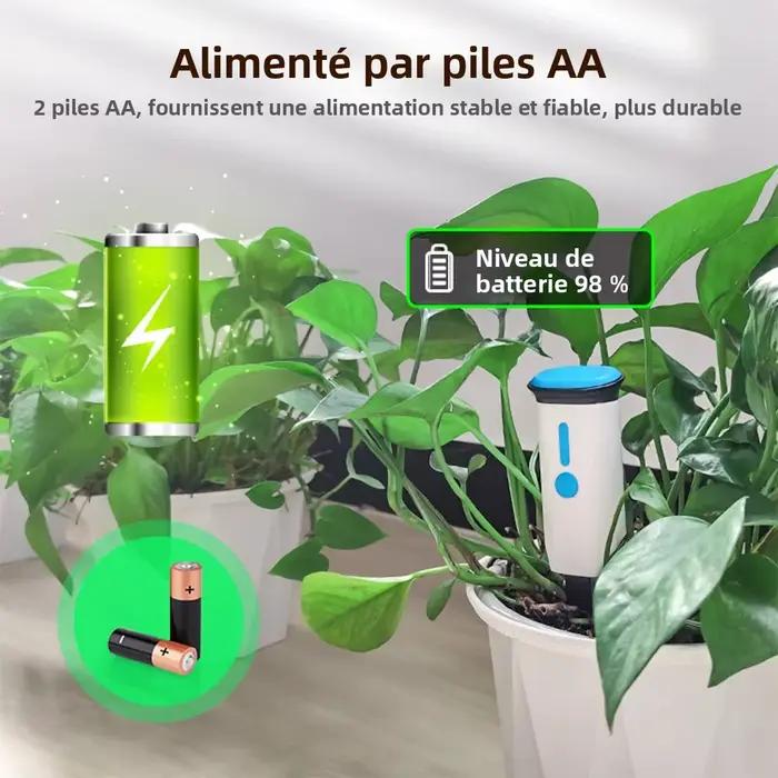 Haozee Tuya Smart WiFi Capteur d'Humidité du Sol Intelligent IP66 Étanche Moniteur de Température et d'Humidité en Temps Réel Automatisation de Jardin Pour Jardins Familiaux et Amateurs de Jardinage Occasions Spéciales