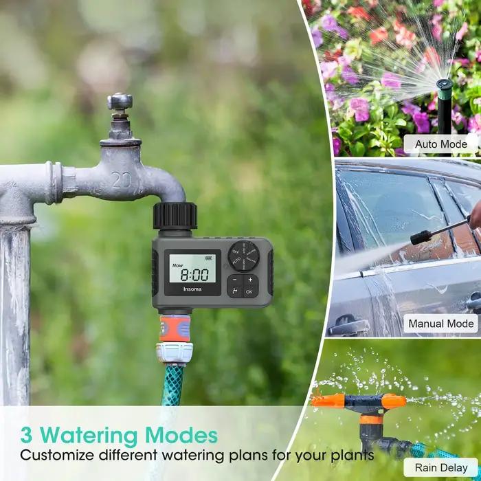 Insoma – minuterie d'eau automatique, système d'arrosage Intelligent, minuterie d'arrosage, équipeme