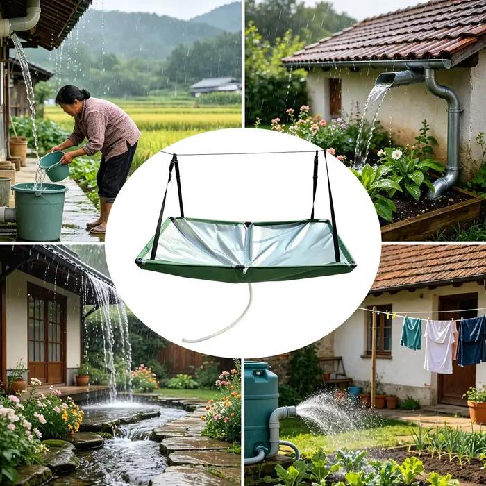 Collecteur d'eau de pluie extérieur