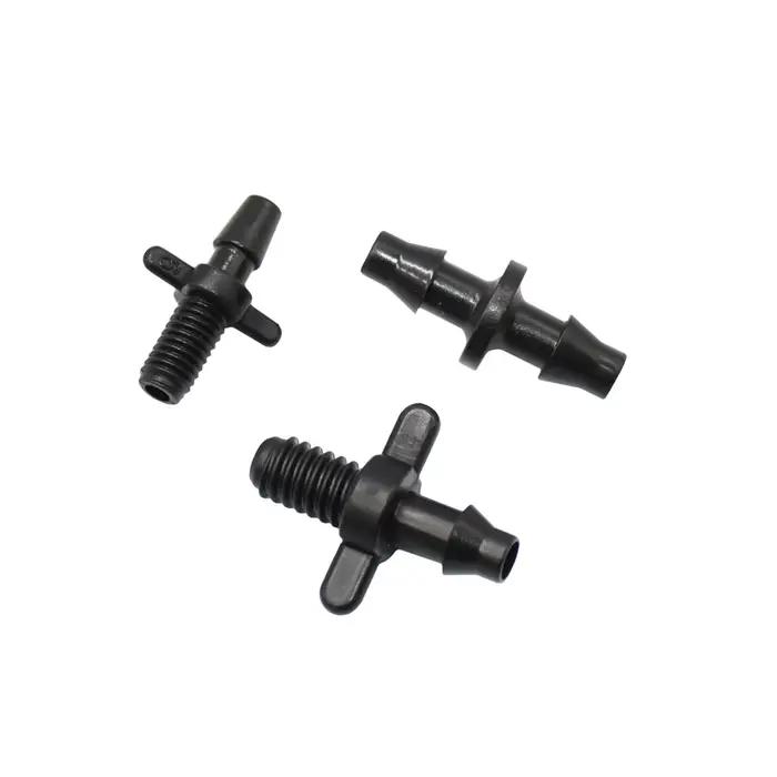 Connecteur de filetage mâle 6mm, 30 à 1000 pièces, 1/8 1/4 pouces, raccords de tuyau d'irrigation Mi