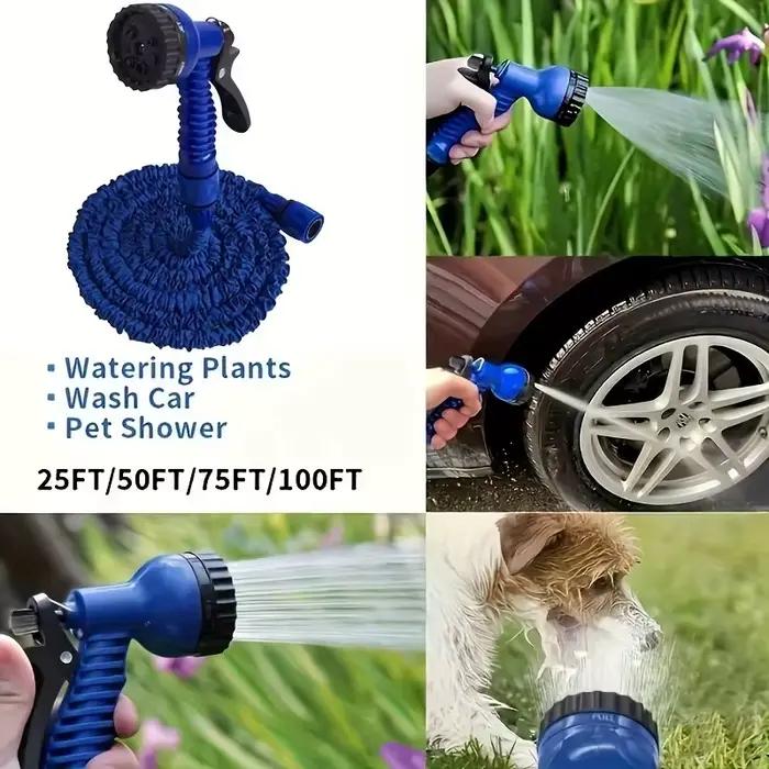 Tuyau d'arrosage de jardin léger de qualité supérieure 50/100 pieds