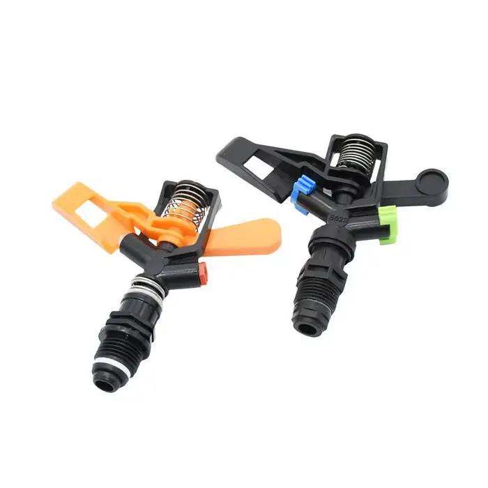 Arroseur rotatif 360 degrés oscillant pour jardin et agriculture, avec jet d'eau précis et économie d'eau, facile à installer et résistant aux conditions météorologiques
