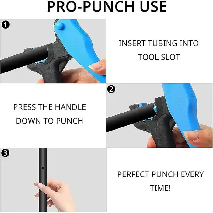 Outil de poinçonnage de trous d'irrigation goutte à goutte