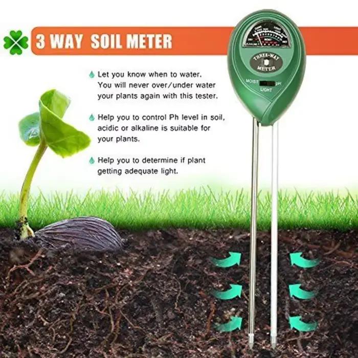 Sol PH mètre lumière du soleil testeur humidité capteur jardin plantes acidité moniteur détecteur pour croissance optimale jardinage occasions spéciales