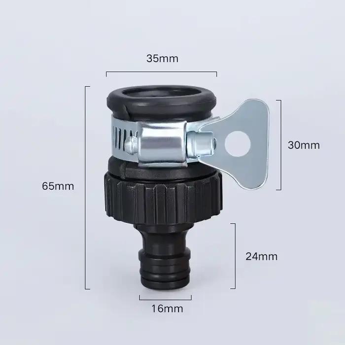 Adaptateur de robinet d'eau universel Durable, raccord de tuyau en plastique, raccord rapide pour le