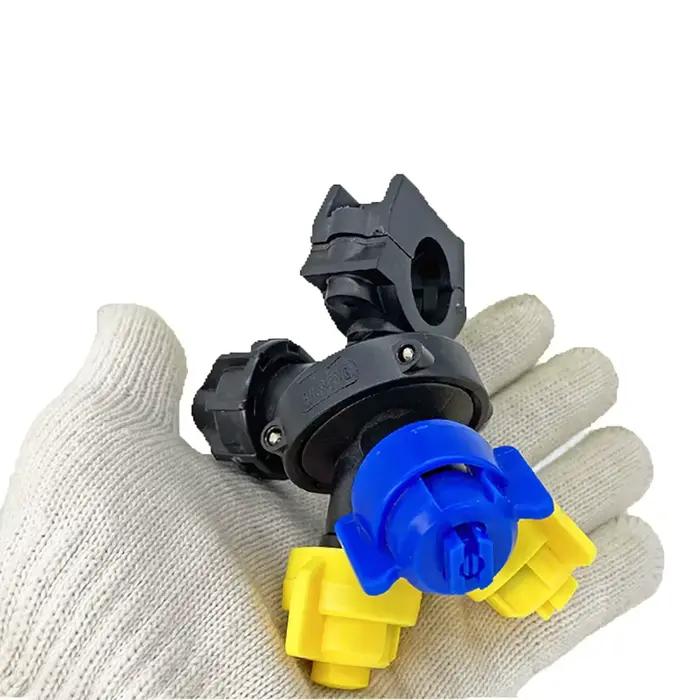 Collier de serrage pour raccords de tubes de pulvérisation à 3 têtes, empêche l'arrosage du jardin,